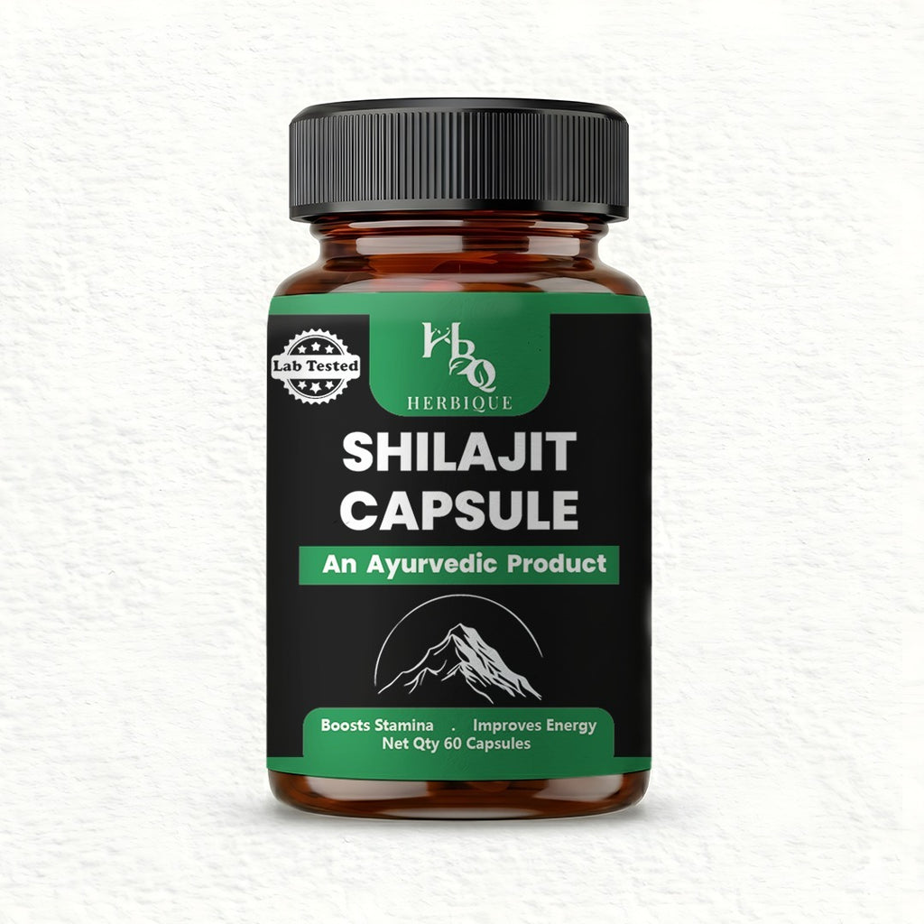 Herbique Shilajit Capsules bottle