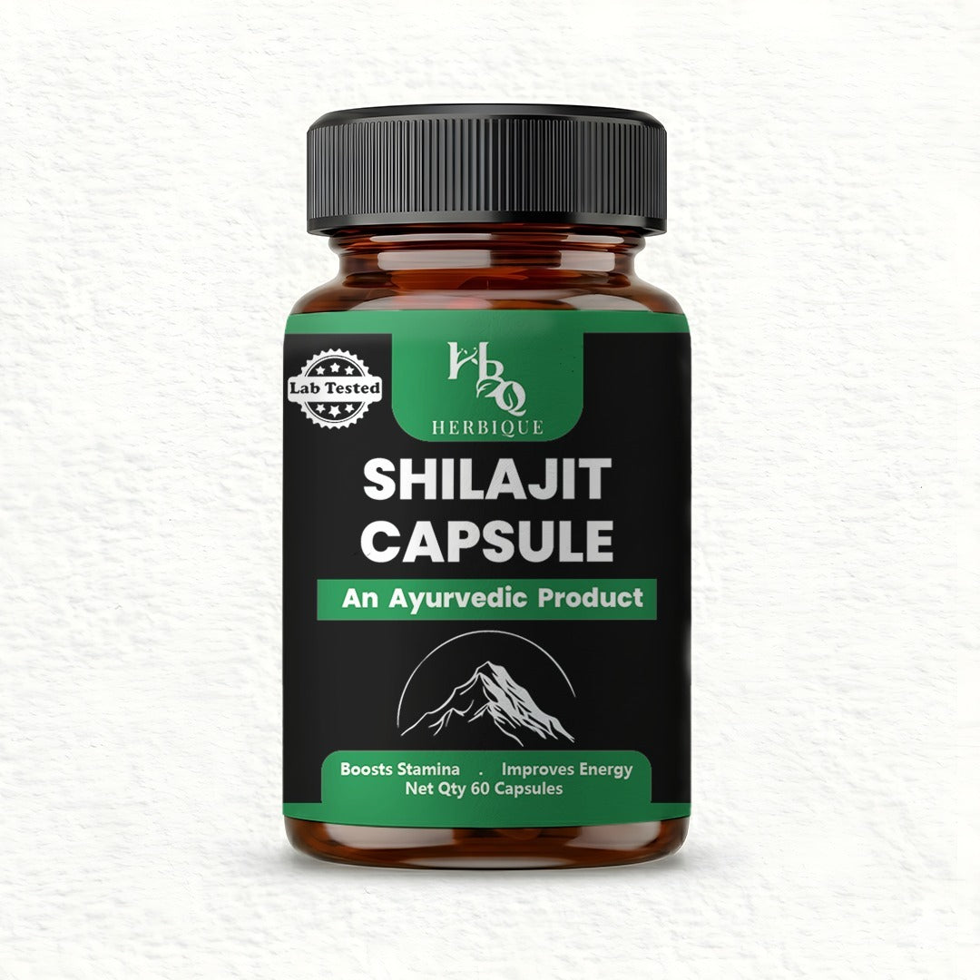 Herbique Shilajit Capsules bottle